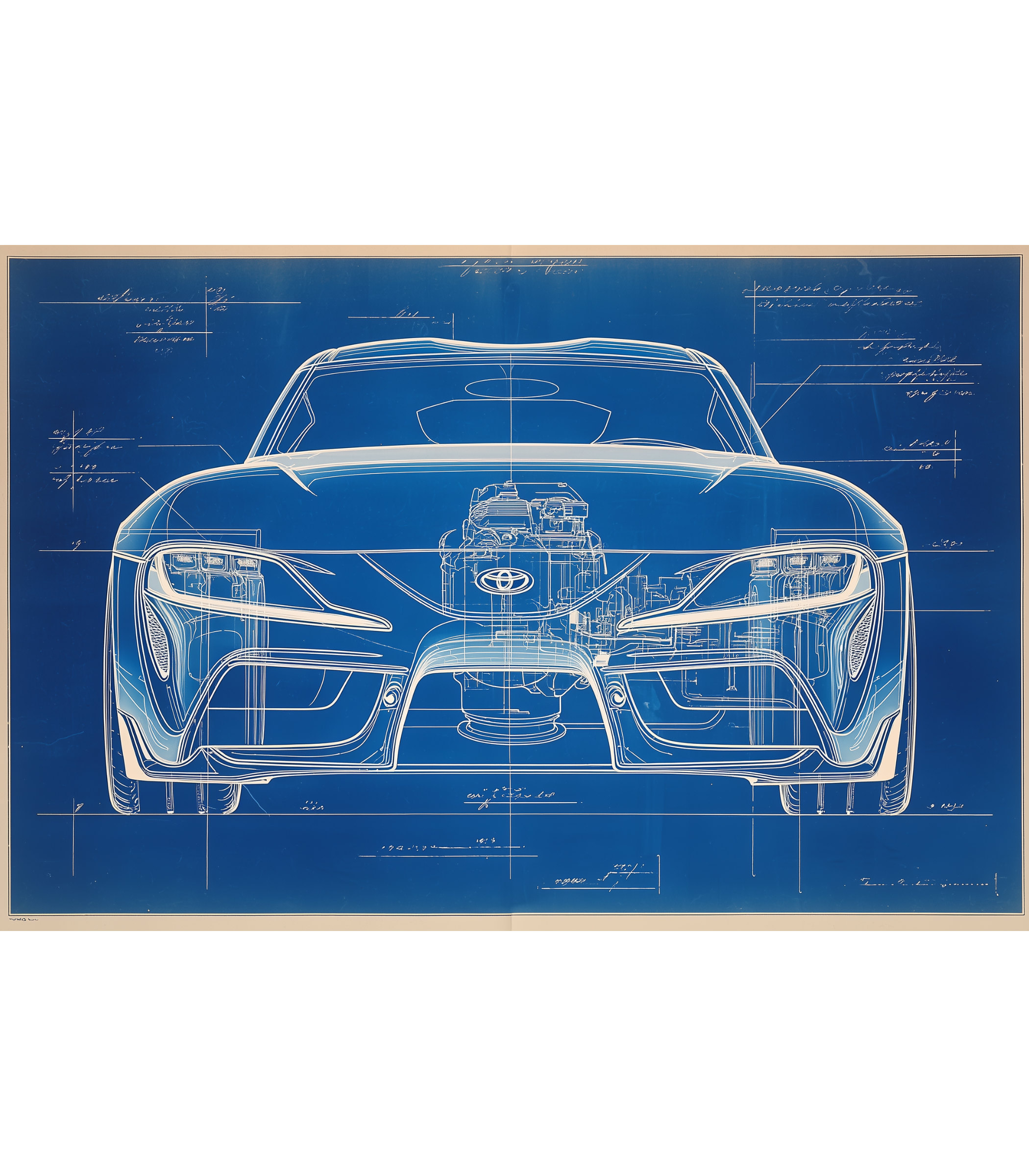 Toyota Supra Blueprint – Front Powertrain Study
