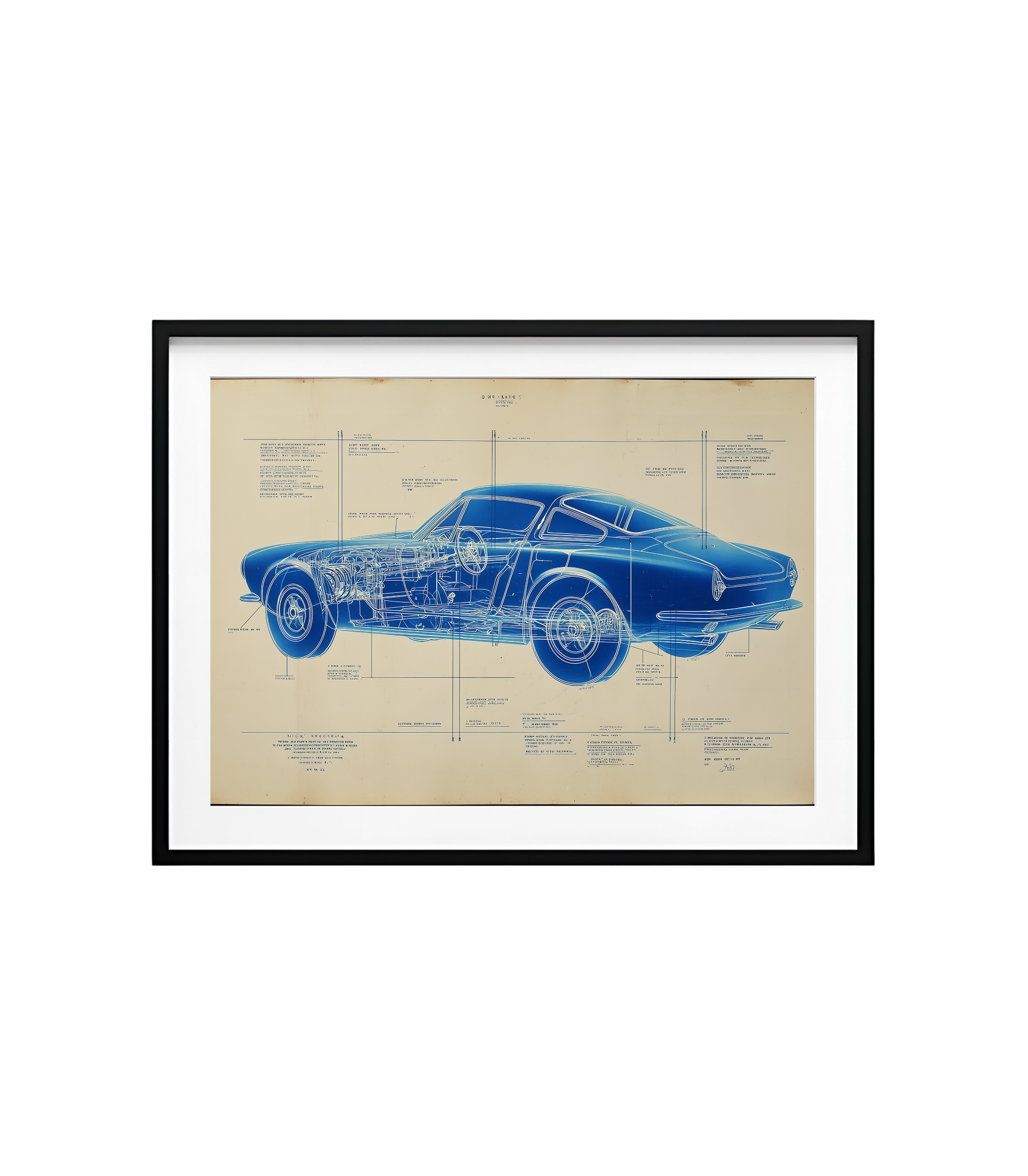 Fastback Coupé Blueprint – Heritage Drafting Edition (1960s)