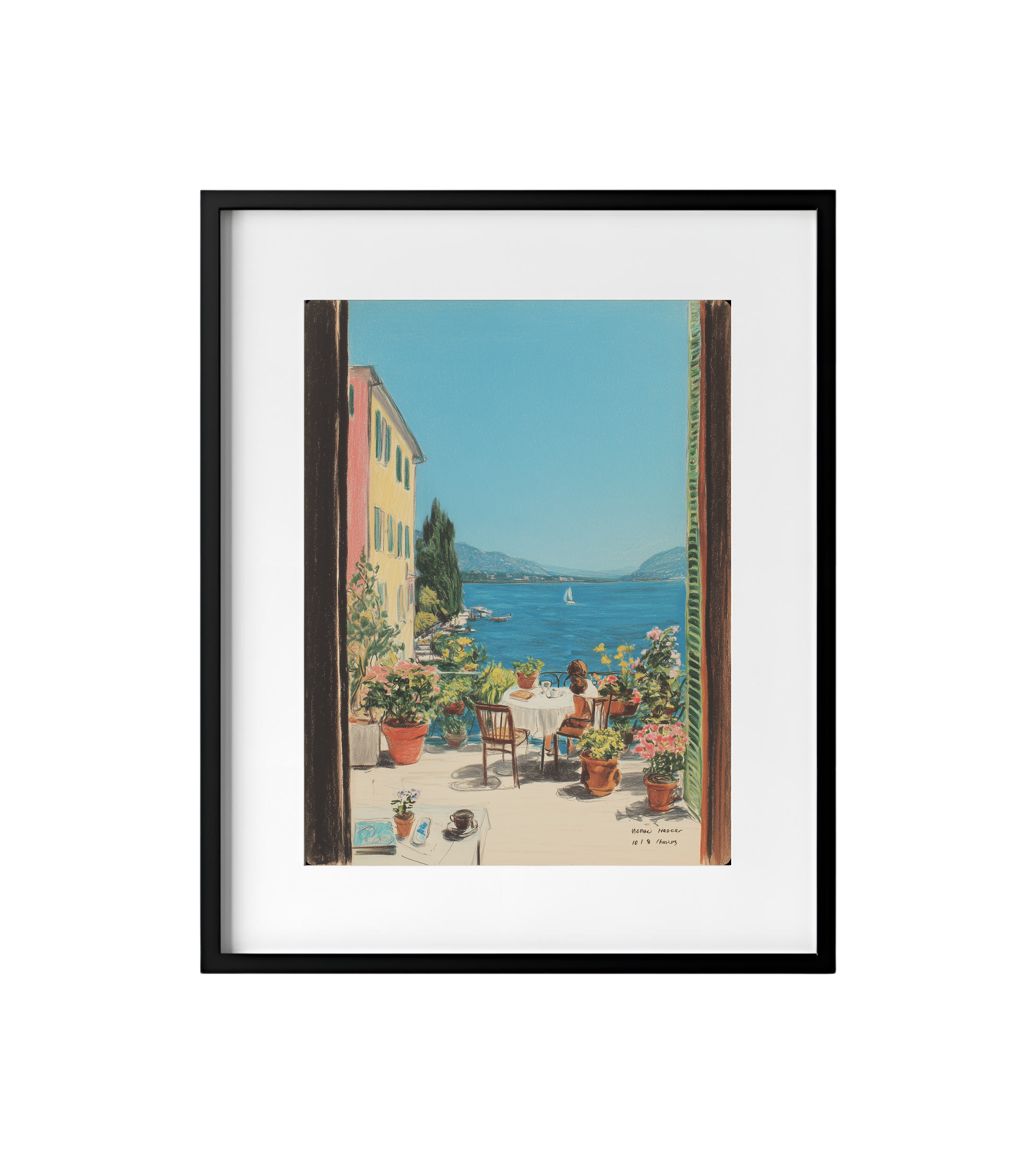 Lake Como Reflections Collection | Set of 3 Italian Landscape Digital Prints