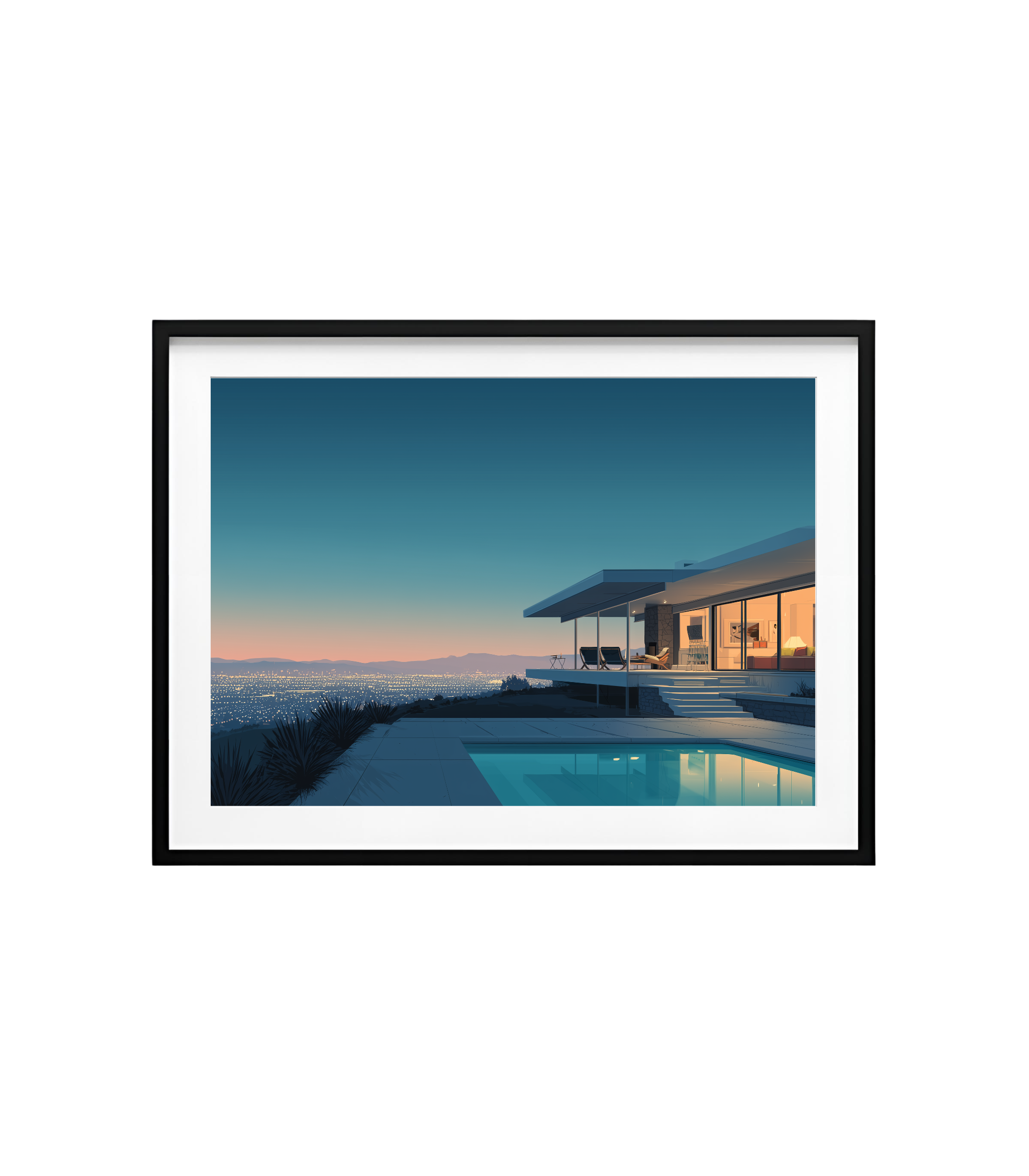 Poolside Twilight