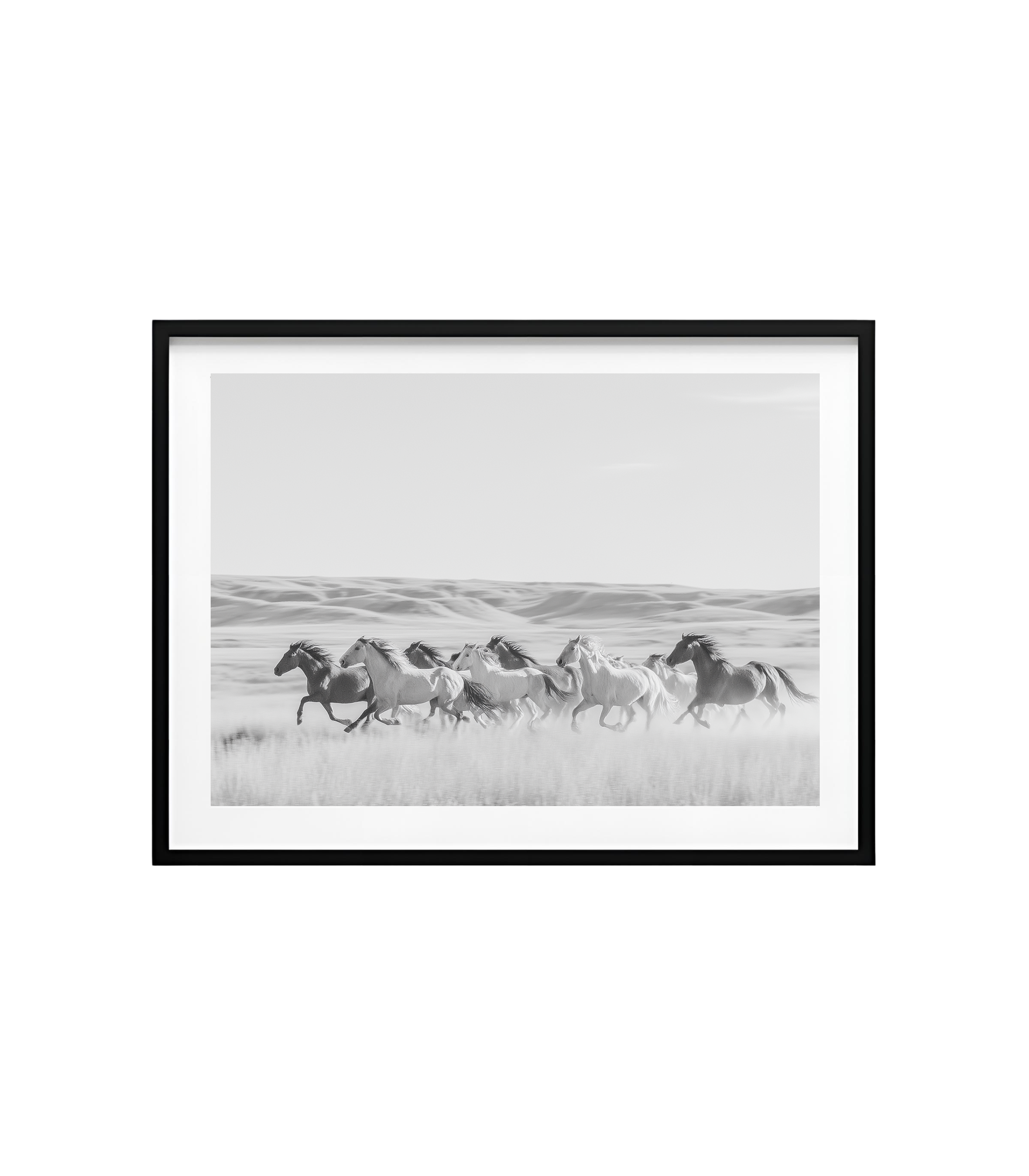 Chasing Horizons – Wild Horse Herd Print | Freedom & Strength Wall Art