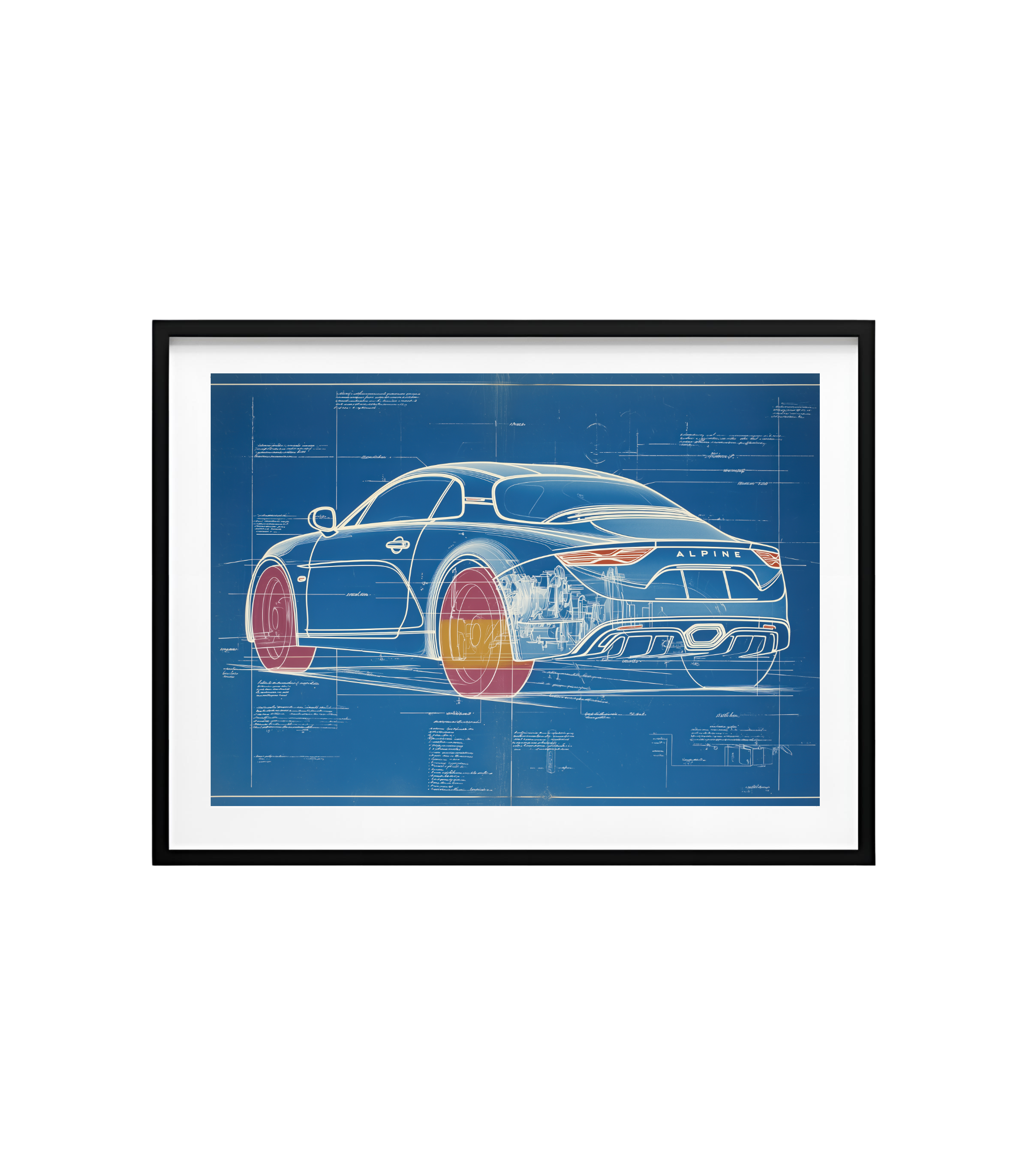 Performance Car Blueprints — Icons & Heroes