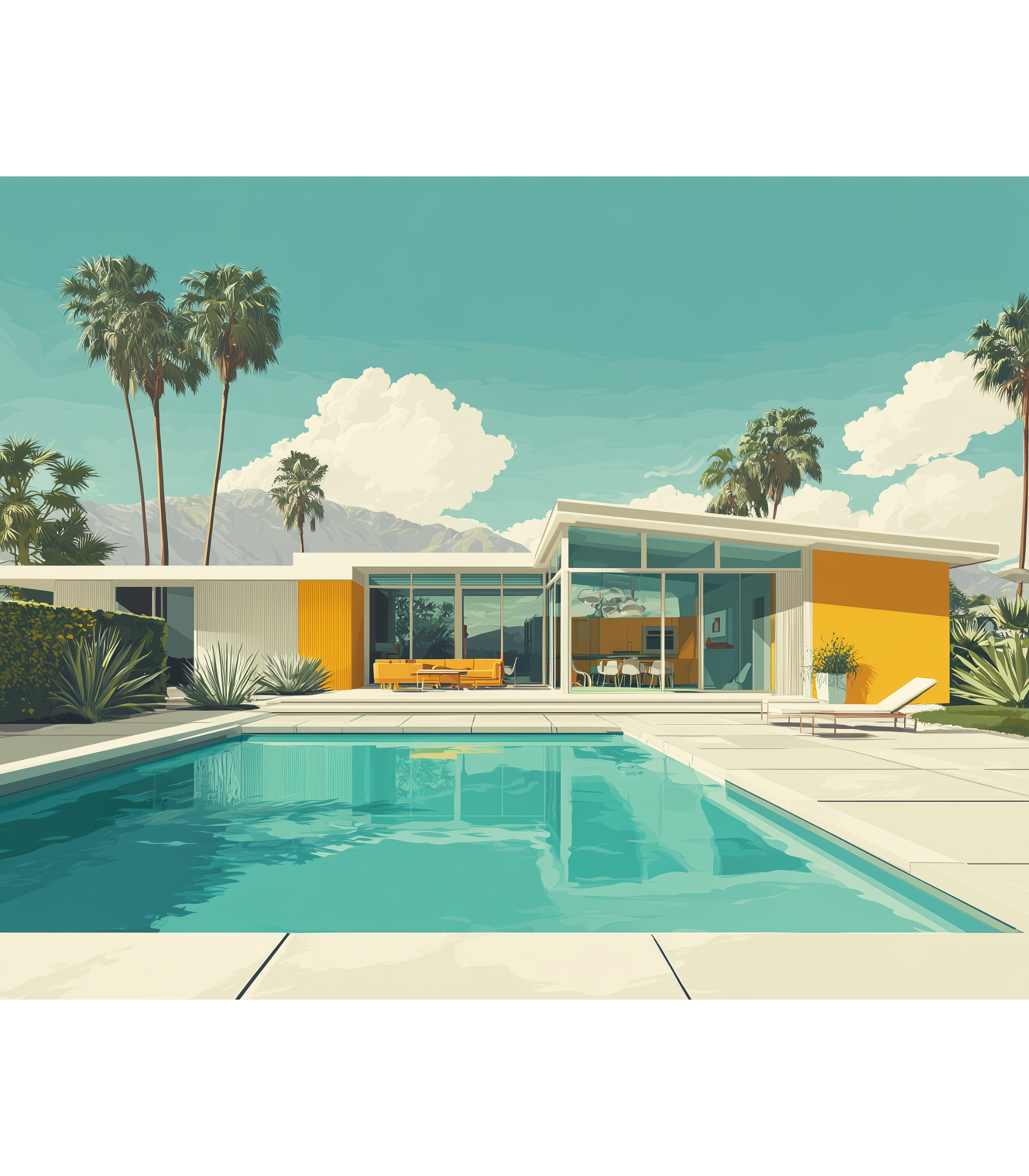 Modernist Horizons: Day & Night - A Complete 10-Print Collection Inspired by the Stahl House