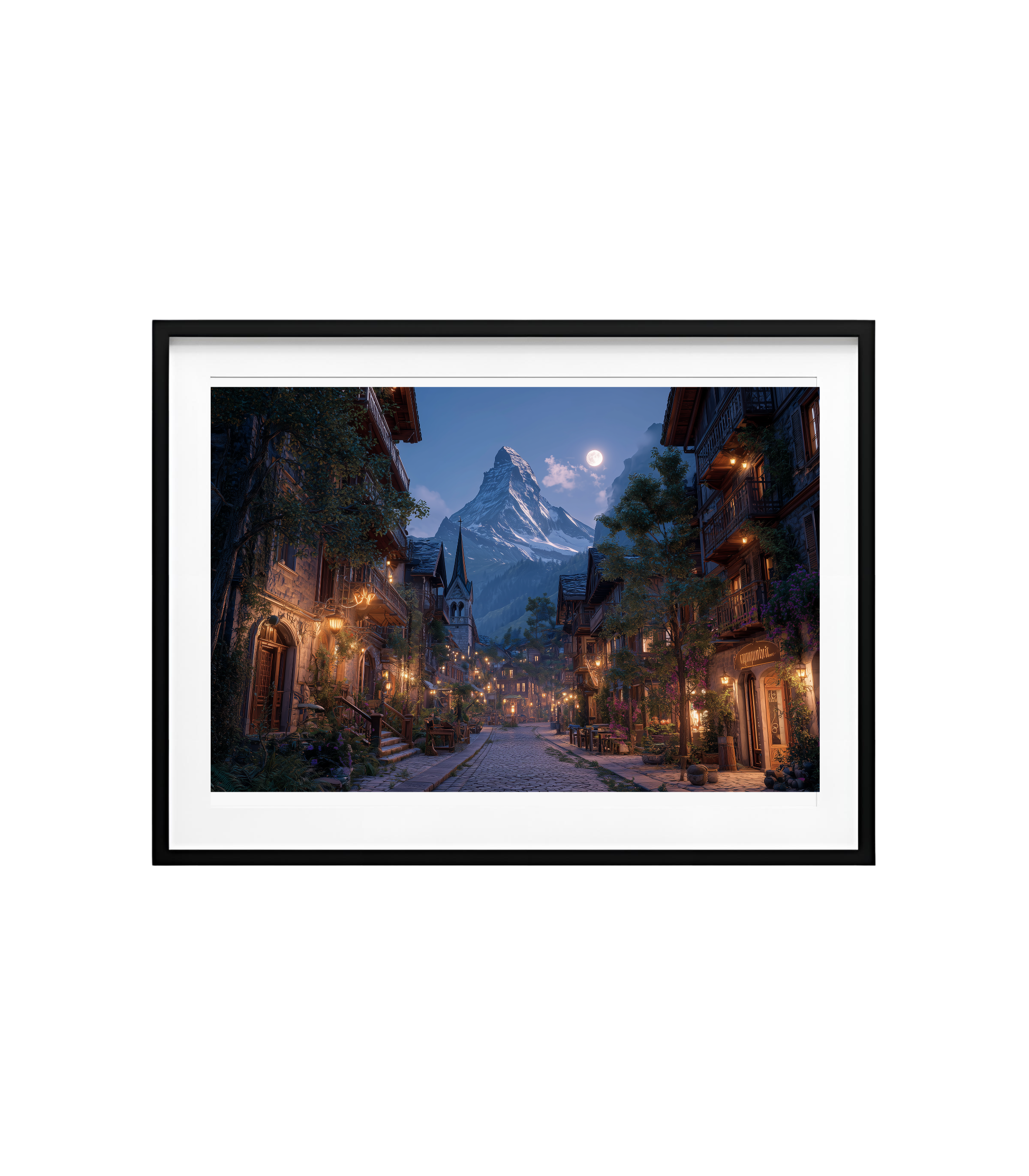 Moonlit Alps — Enchanted Towns & Legends
