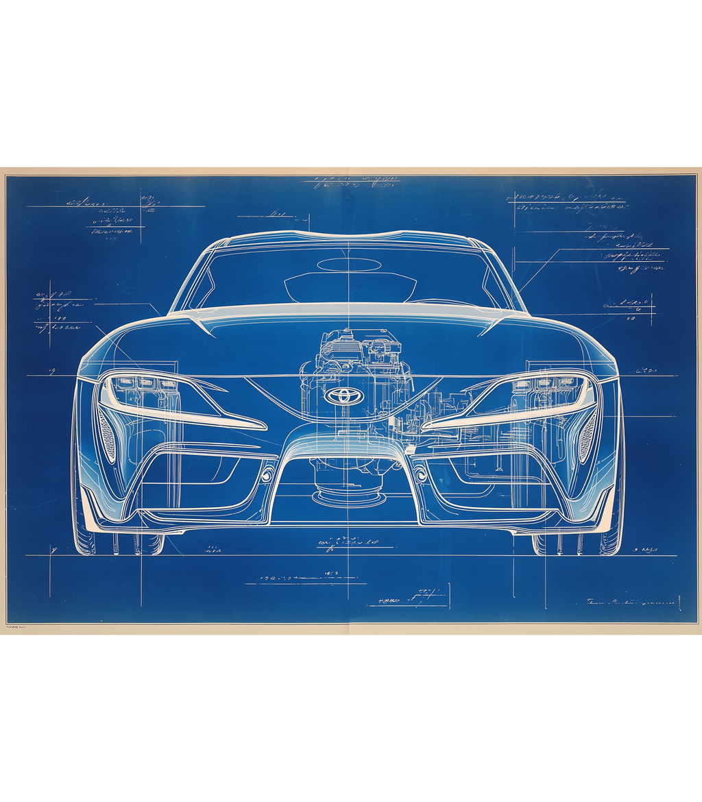 Toyota Supra Blueprint – Front Powertrain Study